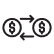 Ícono de transferencia bancaria